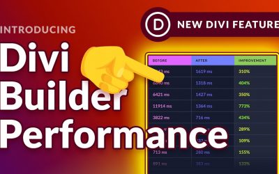 Divi New Updates – Now Divi Builder Will Work Faster than Before