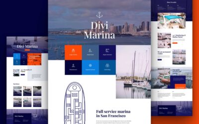 Download Divi FREE Marina Layout Pack