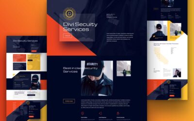Get Free Divi Security Services Layout Pack