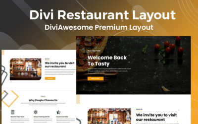 Divi Restaurant Layout 4 By Divi Awesome Review