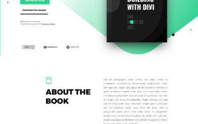 Create Ebook Website Using Divi Ebook Layout