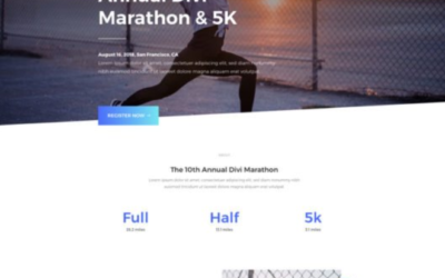 Divi Marathon WordPress Theme
