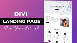 How To Create Landing Page With Divi Theme
