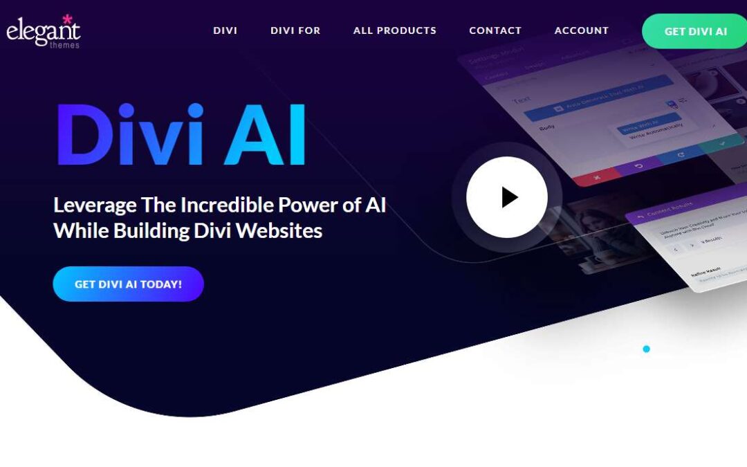 Getting Started Revolutionizing Web Design: The Power of Divi AI